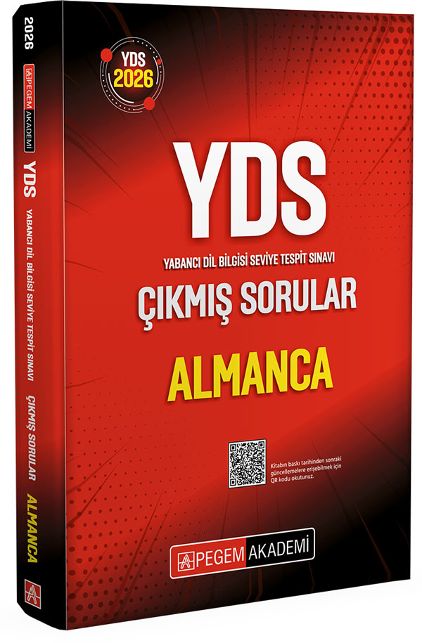 Pegem Yayınları 2026 YDS Almanca Çıkmış Sorular