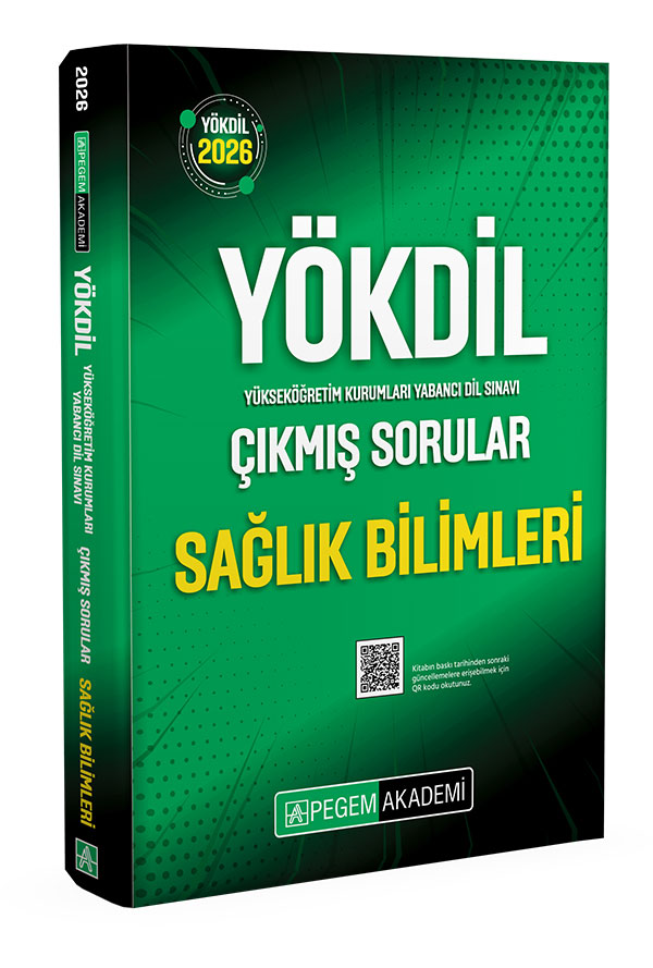Pegem Yayınları 2026 YÖKDİL Sağlık Bilimleri Çıkmış Sorular