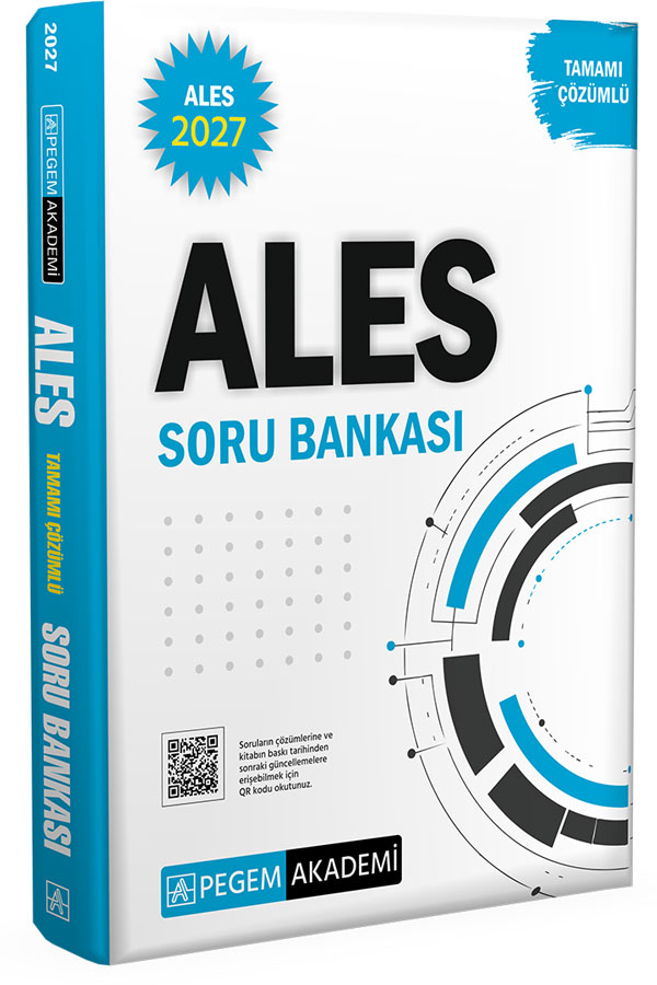 Pegem Yayınları 2027 ALES Tamamı Çözümlü Soru Bankası