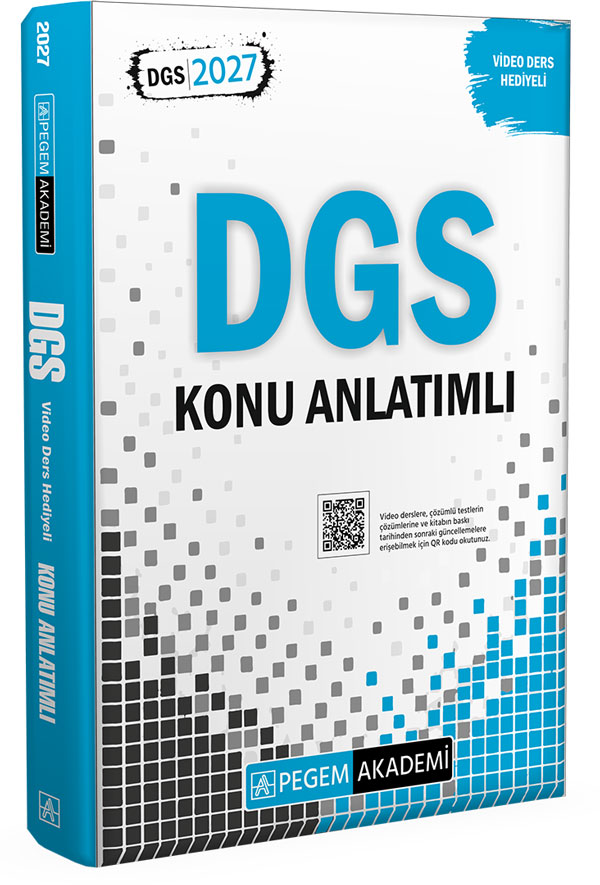 Pegem Yayınları 2027 DGS Konu Anlatımlı (Video Ders Hediyeli)