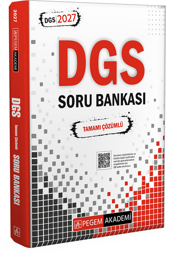 Pegem Yayınları 2027 DGS Tamamı Çözümlü Soru Bankası