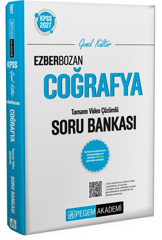 Pegem Yayınları 2027 KPSS Genel Kültür Ezberbozan Coğrafya Soru Bankası