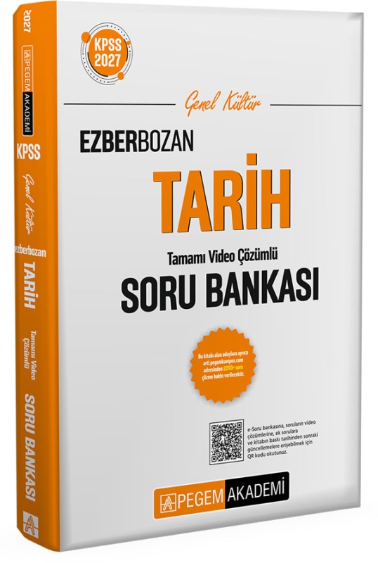 Pegem Yayınları 2027 KPSS Genel Kültür Ezberbozan Tarih Soru Bankası