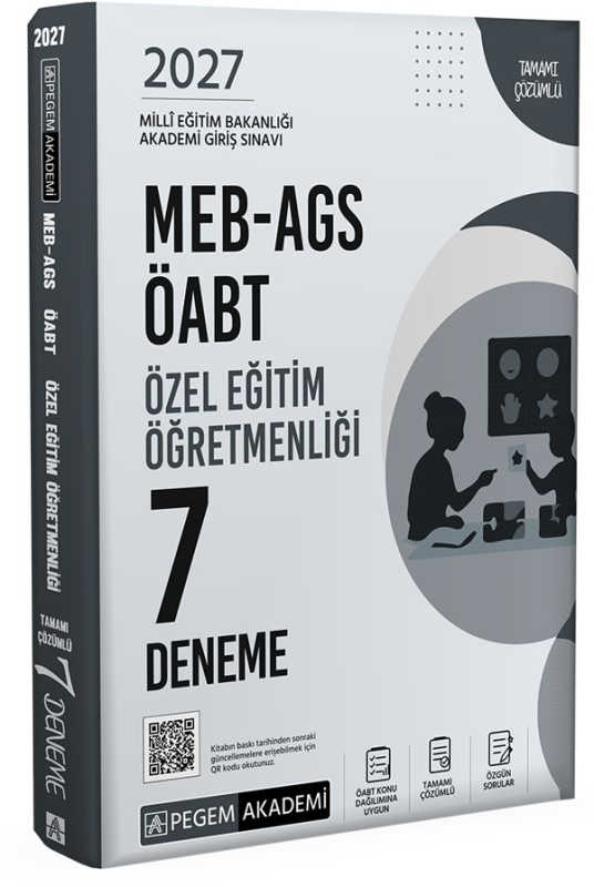 Pegem Yayınları 2027 MEB-AGS ÖABT Özel Eğitim Öğretmenliği 7 Deneme