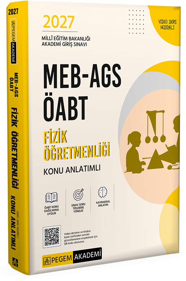 Pegem Yayınları 2027 MEB AGS ÖABT Fizik Öğretmenliği Konu Anlatımlı
