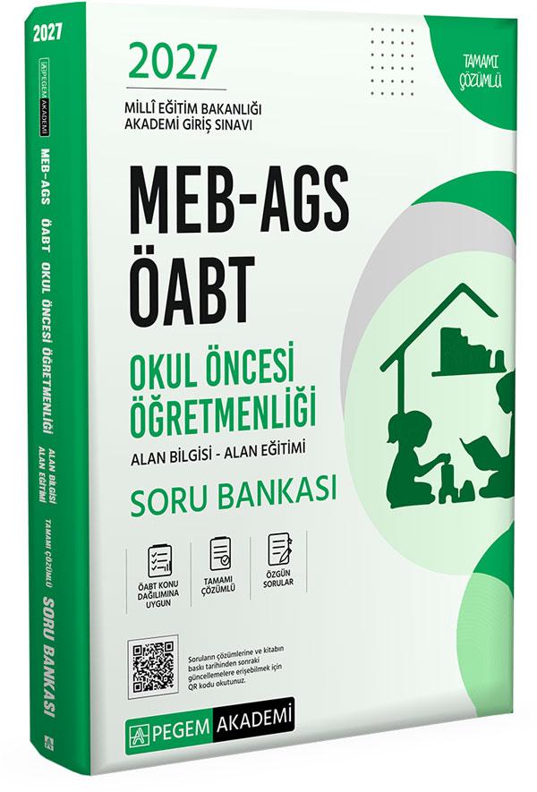 Pegem Yayınları 2027 MEB-AGS ÖABT Okul Öncesi Öğretmenliği Soru Bankası