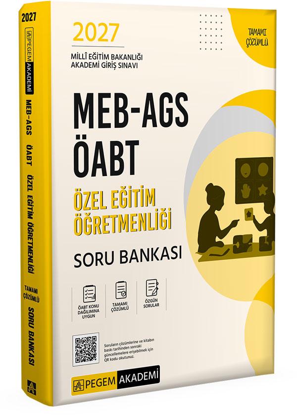 Pegem Yayınları 2027 MEB-AGS ÖABT Özel Eğitim Öğretmenliği Soru Bankası