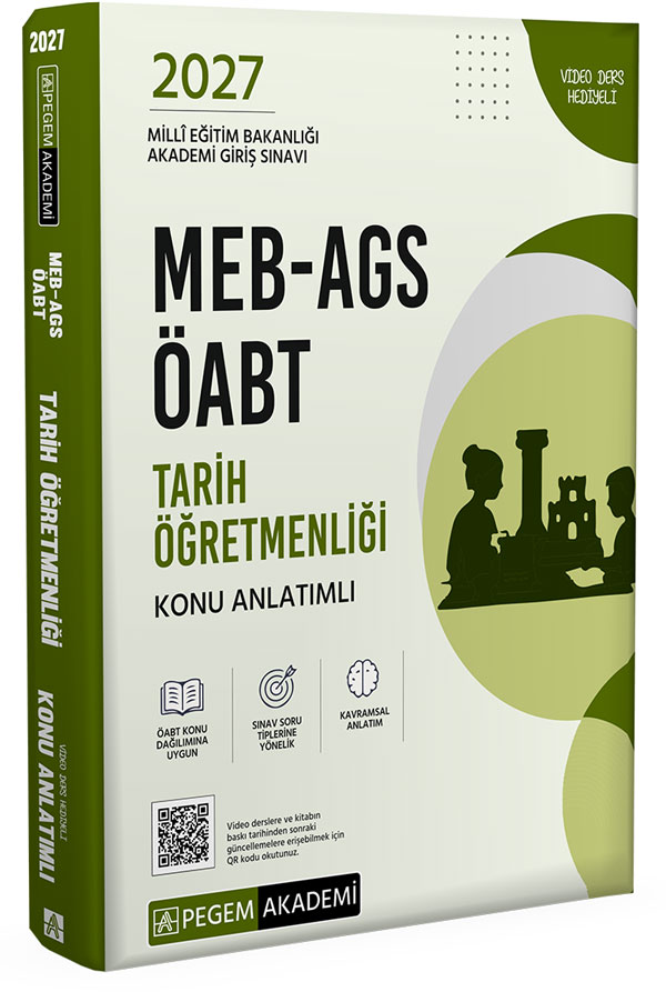 Pegem Yayınları 2027 MEB-AGS ÖABT Tarih Öğretmenliği Konu Anlatımlı