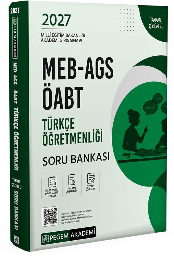 Pegem Yayınları 2027 MEB-AGS ÖABT Türkçe Öğretmenliği Soru Bankası