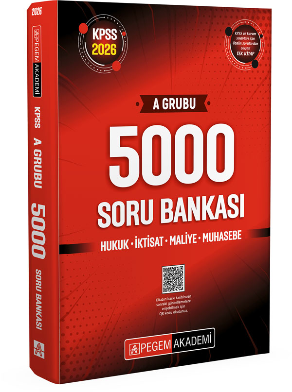 Pegem Yayınları KPSS A Grubu 5000 Soru Bankası