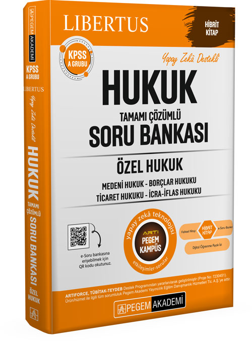 Pegem Yayınları KPSS A Grubu Hukuk Soru Bankası-Özel Hukuk