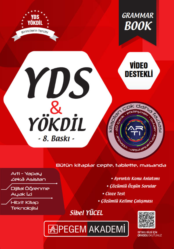 Pegem Yayınları Yds Yökdi̇l Grammar Book