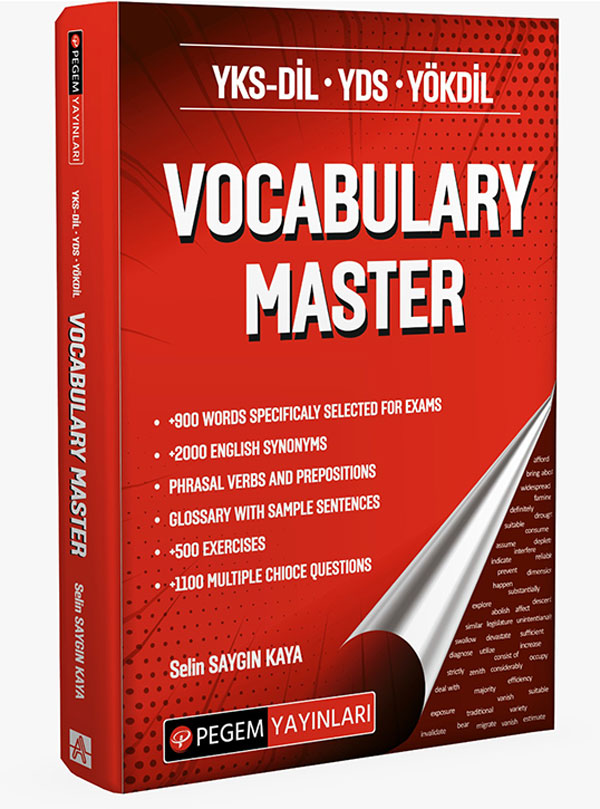 Pegem Yayınları YKS-DİL YDS YÖKDİL Vocabulary Master