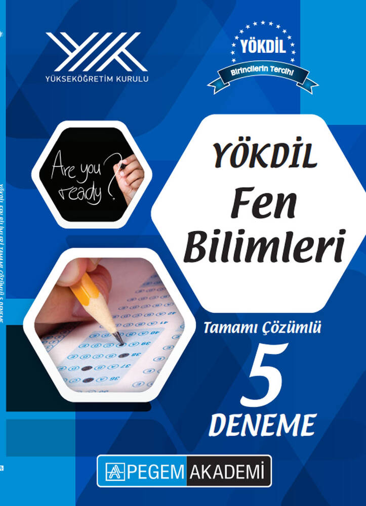 Pegem Yayınları Yökdi̇l Fen Bilimleri Tamamı Çözümlü 5 Deneme