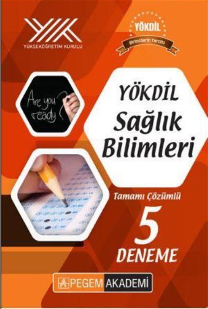 Pegem Yayınları Yökdi̇l Sağlık Bilimleri Tamamı Çözümlü 5 Deneme