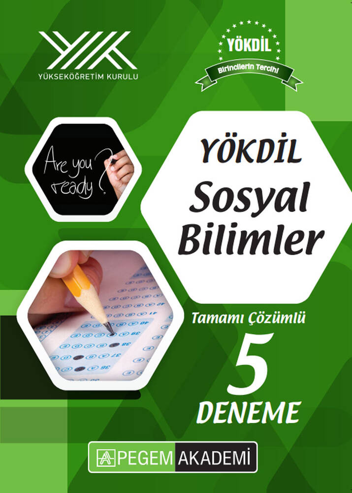 Pegem Yayınları Yökdi̇l Sosyal Bilimler Tamamı Çözümlü 5 Deneme