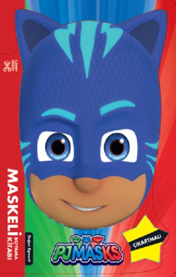 Pjmask Maskeli Boyama Kitabı