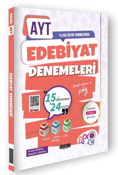 Profesyoneller Karması AYT Edebiyat 15 x 24 Denemeler
