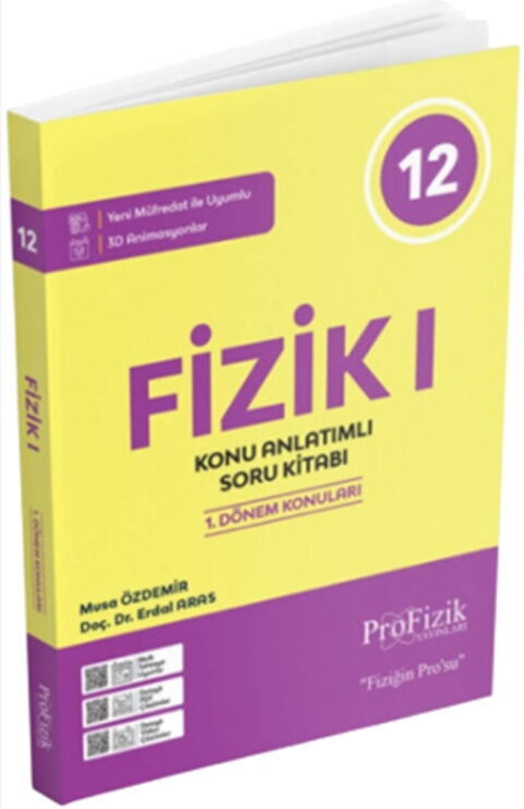 ProFizik Yayınları 12. Sınıf Fizik – I Konu Anlatımlı Soru Kitabı