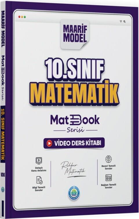 Rehber Matematik 10. Sınıf Matematik Matbook Serisi Maarif Model Video Ders Kitabı