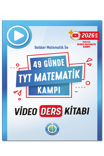 Rehber Matematik 2026 49 Günde TYT Matematik Video Ders Kitabı