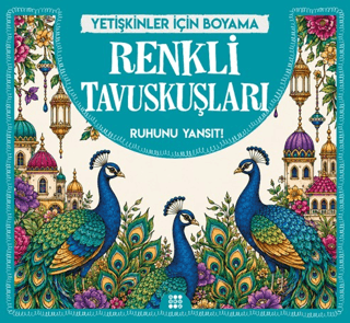 Renkli Tavuskuşları & Yetişkinler için Boyama