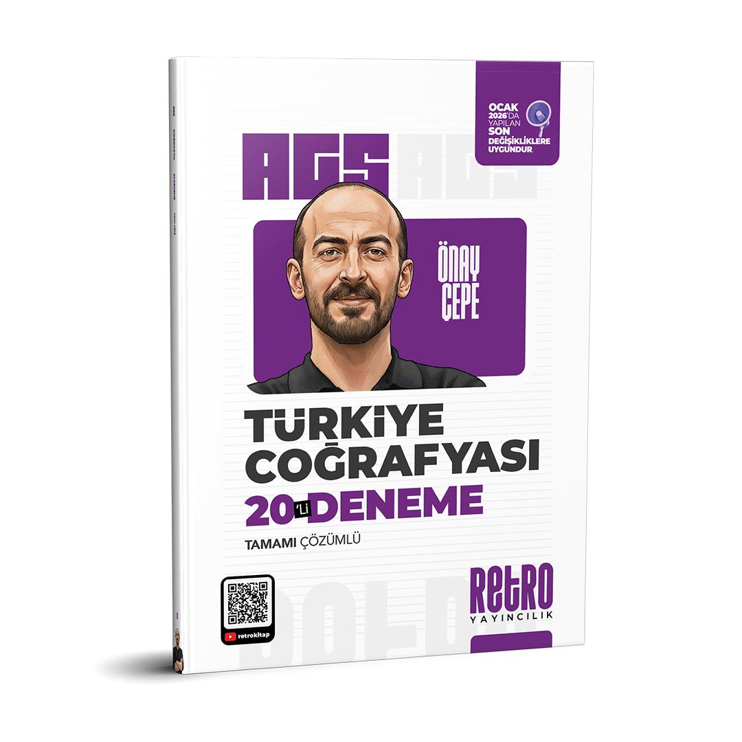 Retro Yayıncılık  AGS Türkiye Coğrafyası 20 Deneme