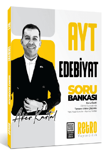 Retro Yayıncılık Aker Kartal AYT Edebiyat Soru Bankası