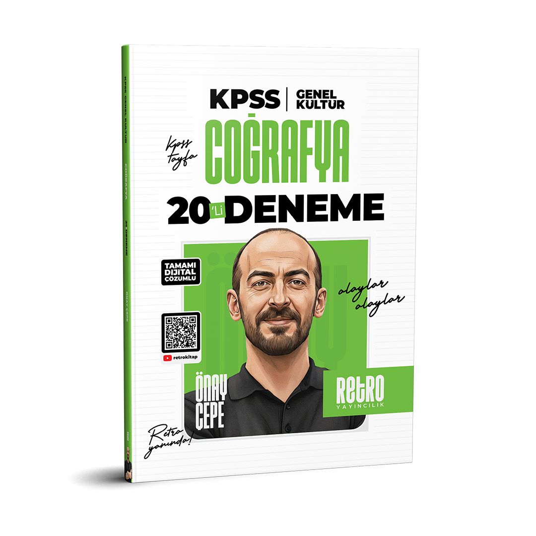 Retro Yayıncılık KPSS Genel Kültür Coğrafya 20 Deneme
