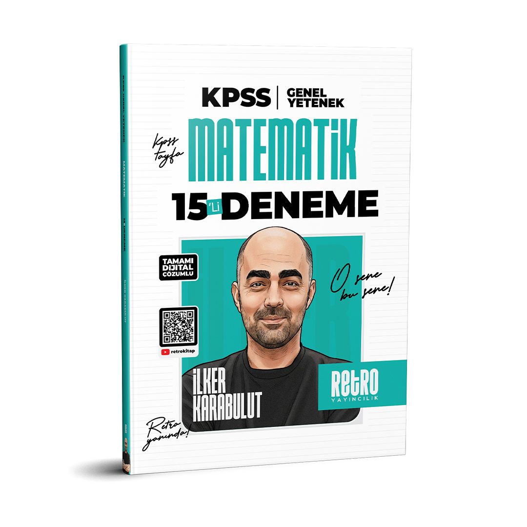 Retro Yayıncılık KPSS Genel Yetenek Matematik 15 Deneme