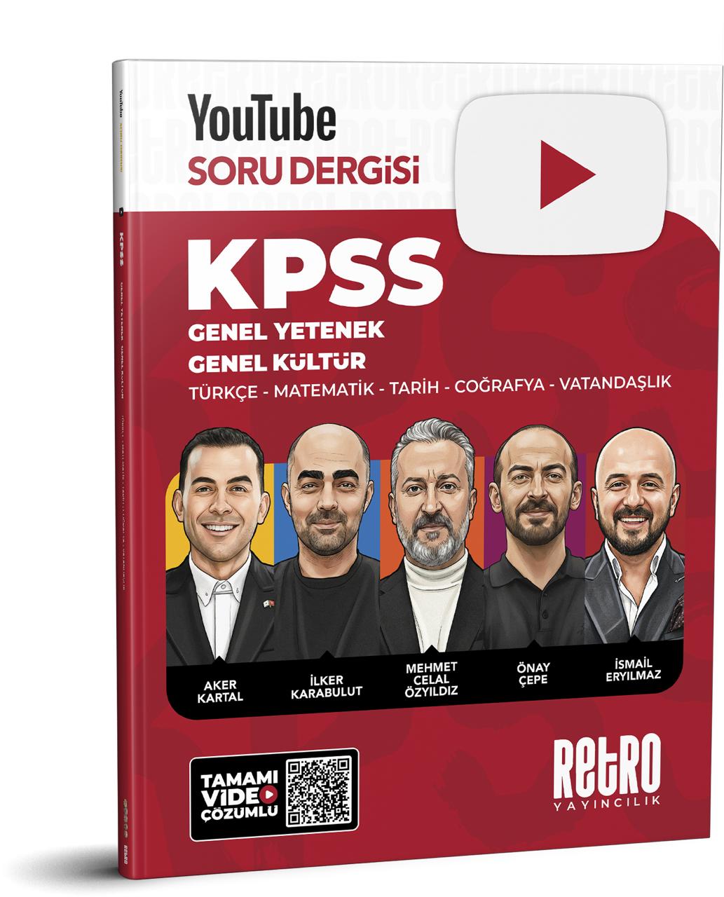 Retro Yayıncılık KPSS GYGK YouTube Soru Dergisi 