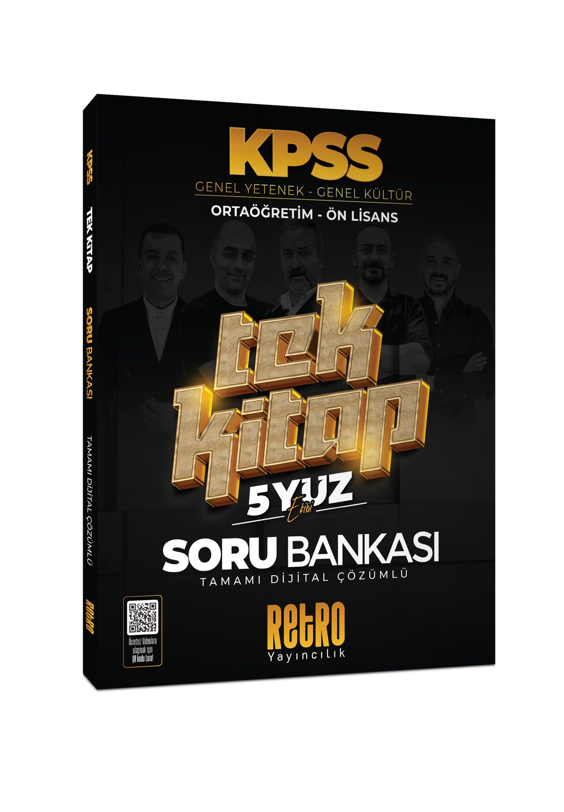 Retro Yayıncılık  KPSS Ortaöğretim  Ön Lisans Tek Kitap Soru Bankası