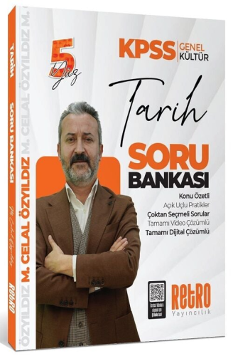 Retro Yayıncılık KPSS Tarih 5 Yüz Soru Bankası