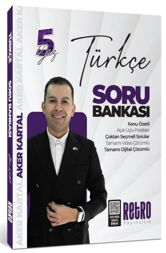 Retro Yayıncılık KPSS Türkçe 5 Yüz Soru Bankası