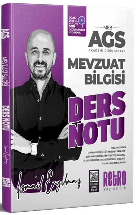 Retro Yayıncılık MEB-AGS  Mevzuat Ders Notu İsmail Eryılmaz