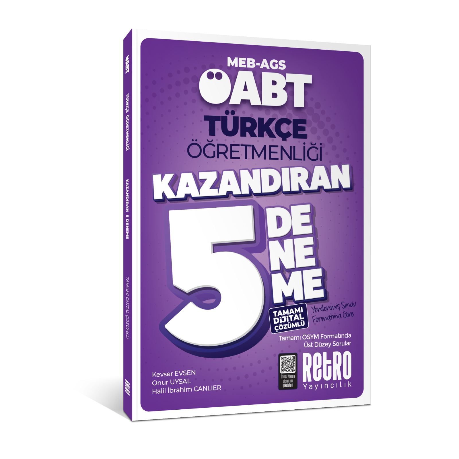 Retro Yayıncılık  MEB AGS ÖABT Türkçe Öğretmenliği 5 DENEME