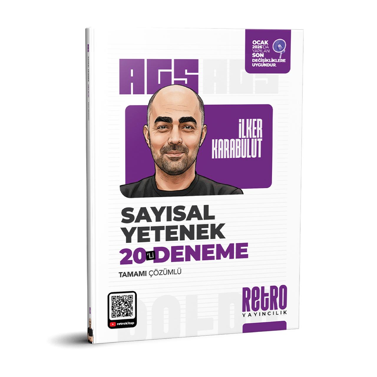 Retro Yayıncılık  MEB AGS Sayısal Yetenek 20 Deneme