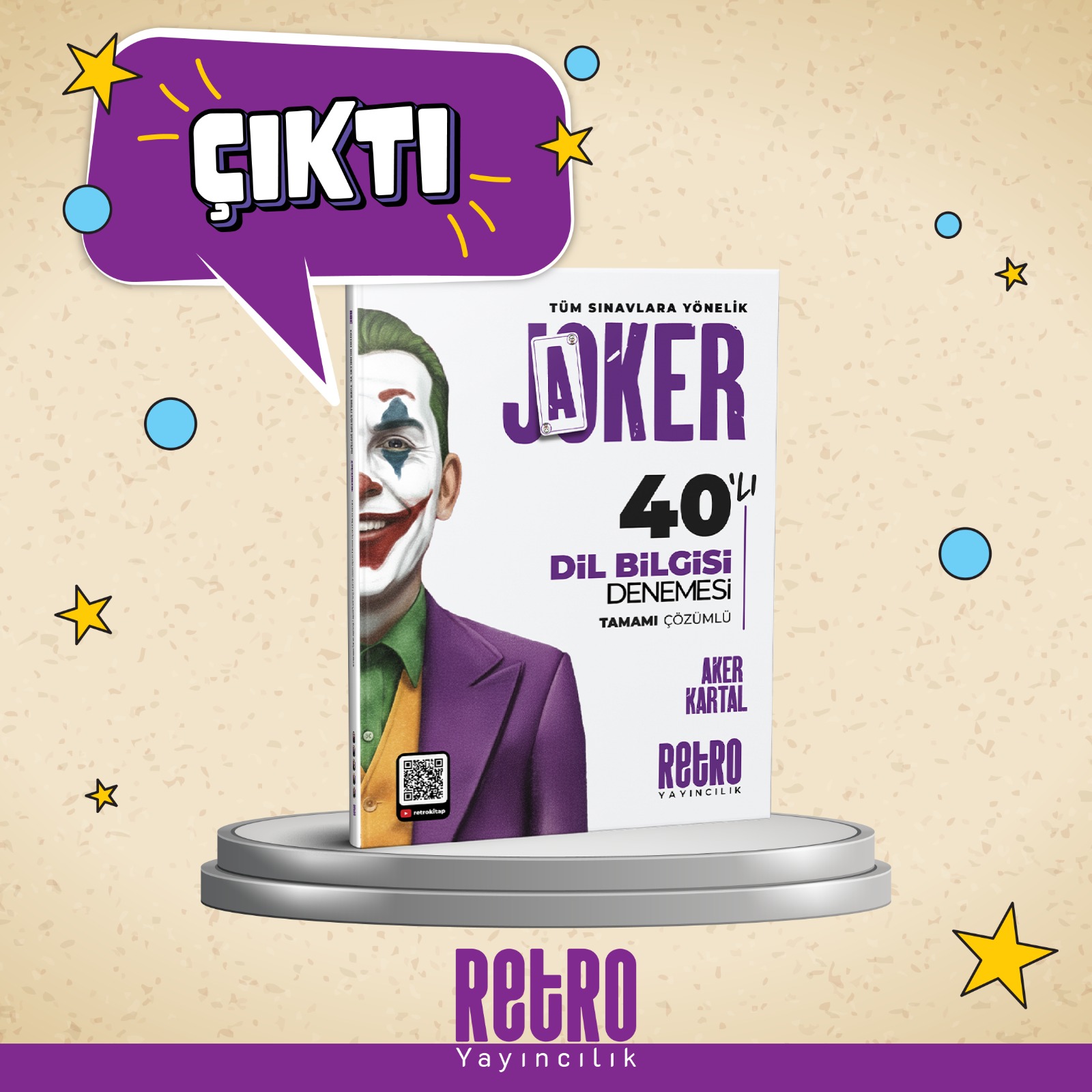 Retro Yayıncılık Tüm ÖSYM Sınavları İçin Dil Bilgisi 40 Deneme