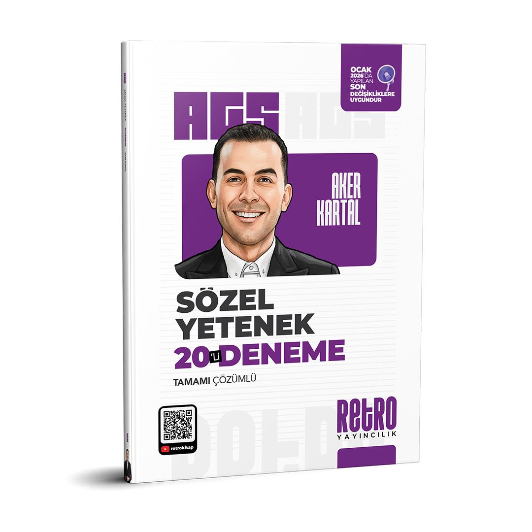 Retro Yayınları MEB-AGS  Sözel Yetenek 20 Deneme Aker Kartal