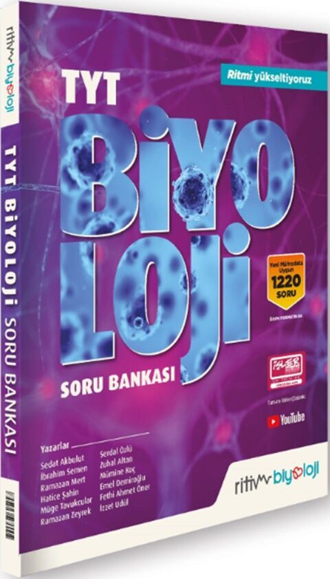 Ritim Yayınları TYT Biyoloji Soru Bankası