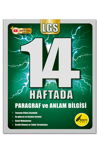 Rüştü Hoca 14 Haftada LGS Paragraf ve Anlam Bilgisi
