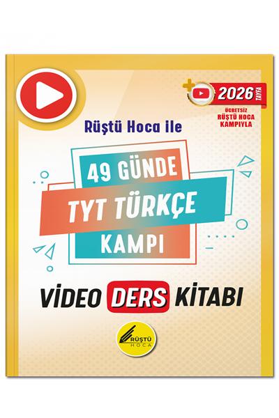 Rüştü Hoca 2026 49 Günde TYT Türkçe Video Ders Kitabı