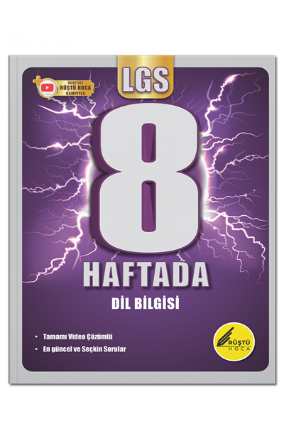 Rüştü Hoca LGS 8. Sınıf 8 Haftada LGS Dil Bilgisi