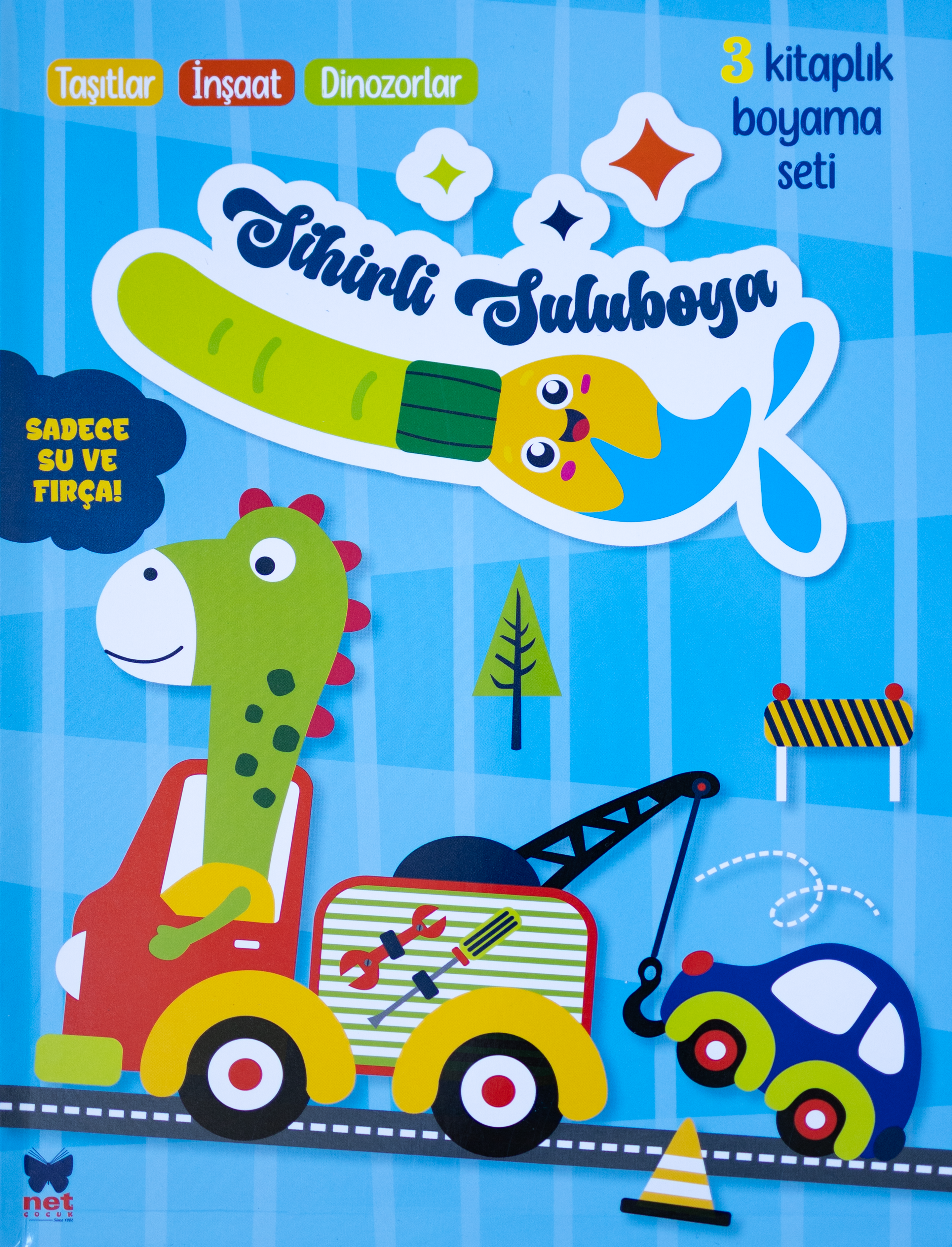 Sihirli Suluboya Seti - Mavi - Ciltli