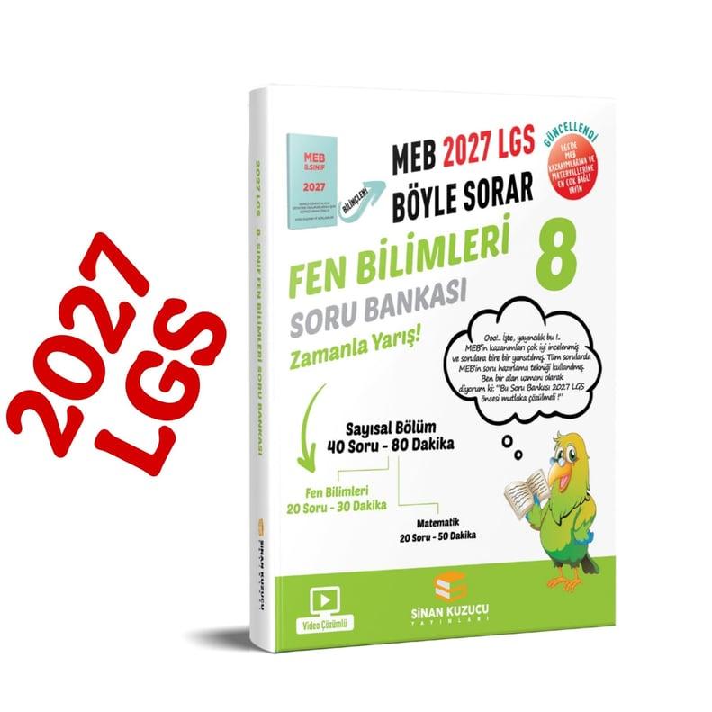 Sinan Kuzucu LGS 8. Sınıf 2027 MEB Böyle Sorar FEN BİLİMLERİ Soru Bankası Video Çözümlü