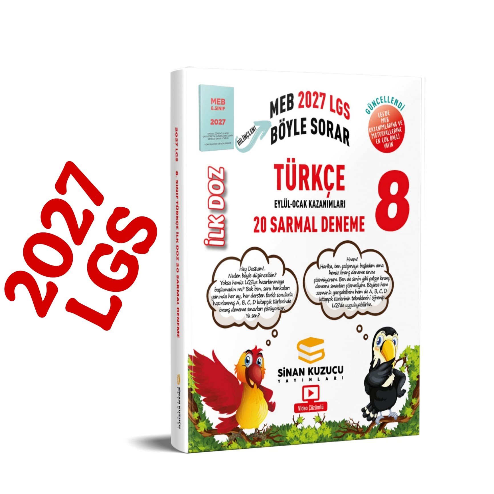 Sinan Kuzucu LGS 8. Sınıf 2027 İlk Doz Sarmal Branş Denemeleri TÜRKÇE