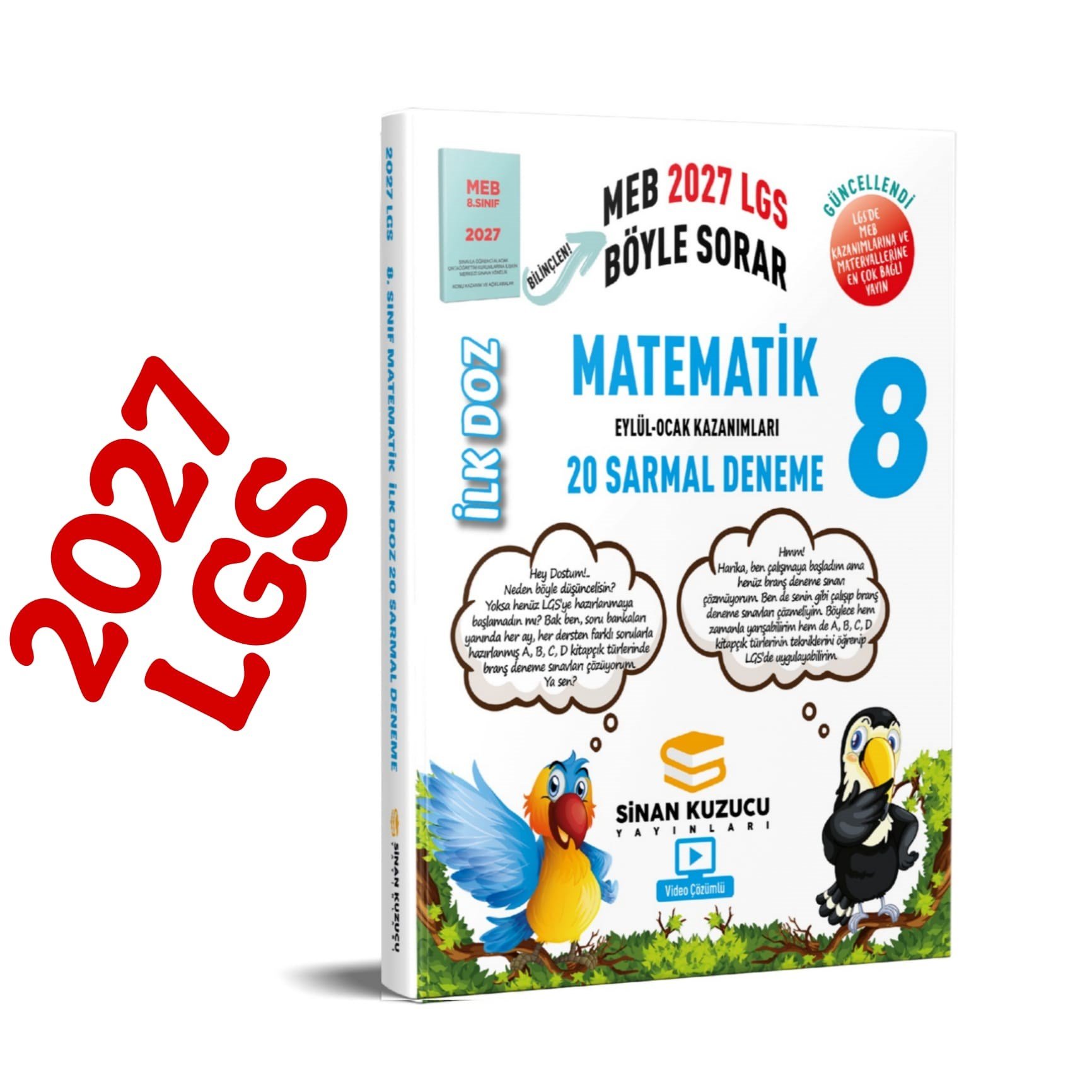 Sinan Kuzucu LGS 8. Sınıf 2027 İlk Doz Sarmal Branş Denemeleri MATEMATİK