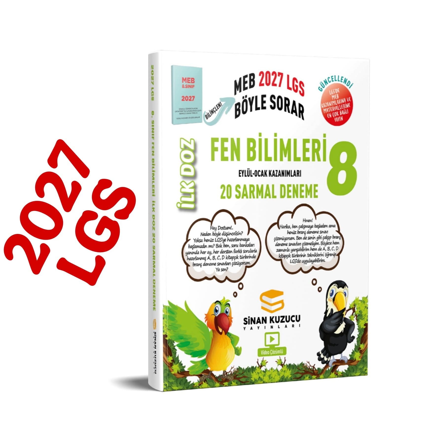 Sinan Kuzucu LGS 8. Sınıf 2027 İlk Doz Sarmal Branş Denemeleri FEN BİLİMLERİ