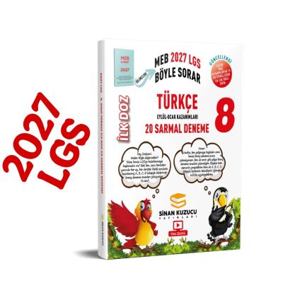 Sinan Kuzucu LGS 8. Sınıf 2027 İlk Doz Sarmal Branş Denemeleri TÜRKÇE