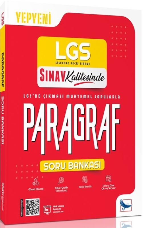 Sınav Yayınları LGS 8. Sınıf  Paragraf Sınav Kalitesinde Soru Bankası
